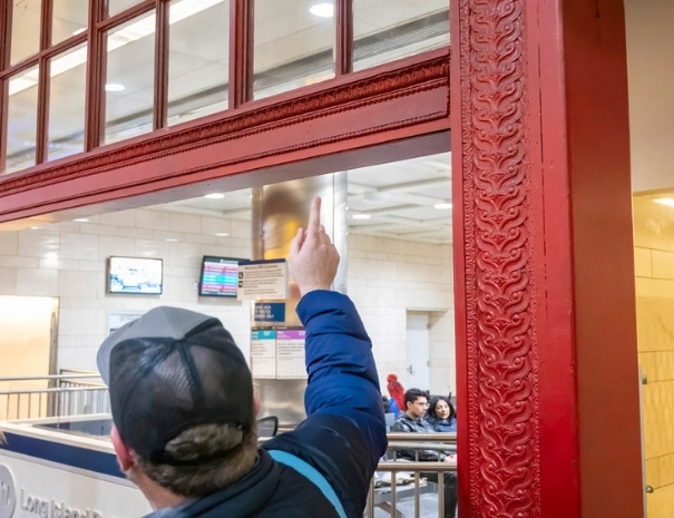 Iron gate from original Penn Station