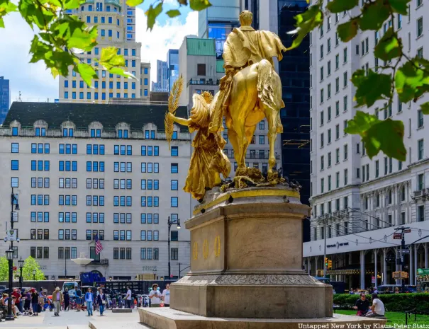 The General Sherman Statue on Fifth Avenue